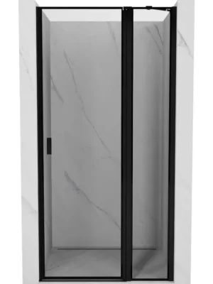 Značkový MEXEN - Mist sprchové dveře křídlové pravé 105, černý okraj, černá 8A4-105-000-70-70-P