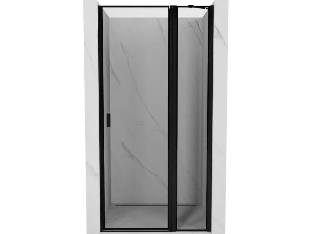 Značkový MEXEN - Mist sprchové dveře křídlové pravé 105, černý okraj, černá 8A4-105-000-70-70-P