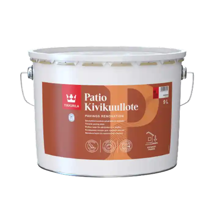 Akce Tikkurila PATIO STONESTAIN Kivikuullote EK 9L mořidlo na zámkovou dlažbu