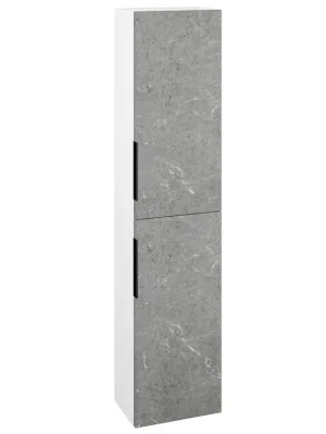 Akce Vysoká skříň DOS SV1D2 35 - N01 Bílá lesk / Úchytka T07 / D20 Galaxy / Pravé