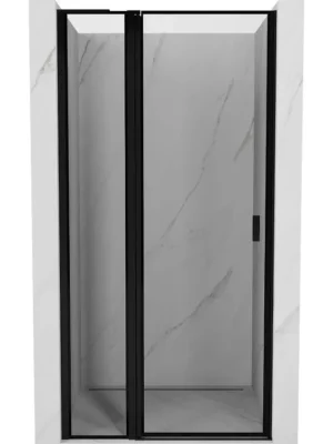 Akce MEXEN/S - Mist L sprchové dveře křídlové levé 105, černý okraj, černá 8A4L-105-000-70-70-L