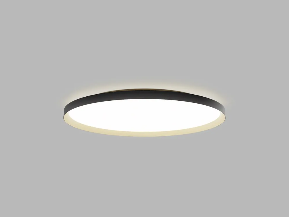 Akční Cena LED2 Stropní svítidlo MOON 80, BG TRIAC DIM 88W 2CCT 3000K/4000K černá/šampaň - LED2 Lighting