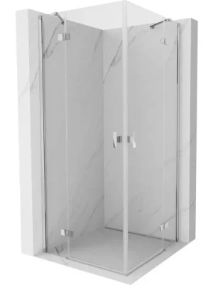Zlevněný MEXEN/S - Mist H Duo sprchový kout dveře křídlové 75 x 75, transparent, chrom 8A5-075L-075P-01-00