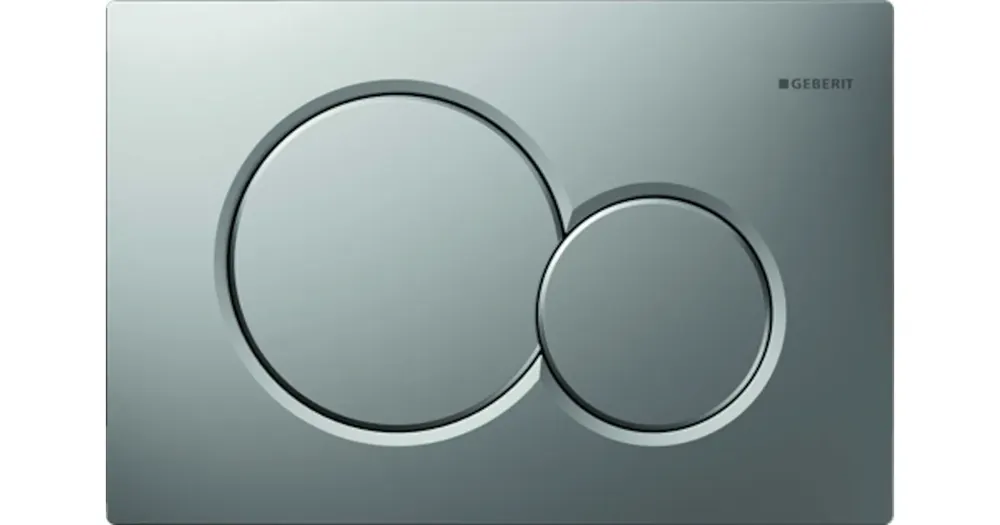 Akční Cena GEBERIT ovládací tlačítko  Sigma01 - chrom mat, Easy-to-Clean