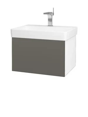 Značkový Koupelnová skříňka VARIANTE SZZ 60 pro umyvadlo Laufen Pro S - N01 Bílá lesk / N06 Lava