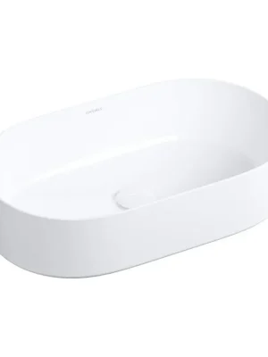 Super Cena OMNIRES - MESA umyvadlo na desku, 53  x 32 cm bílá lesk /BP/ MESA530BP