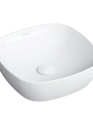 OMNIRES - PORTLAND umyvadlo na desku, 37 x 37 cm bílá lesk /BP/ PORTLAND370BP Vrácení Zdarma