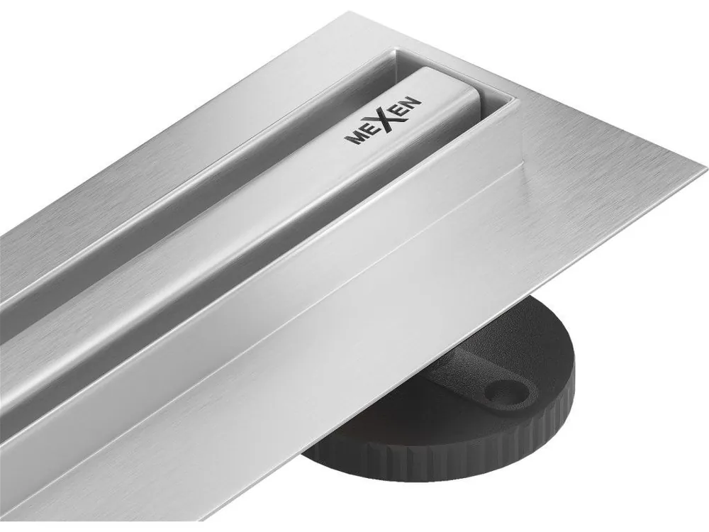 MEXEN - Flat 360° Slim podlahový žlab 130, nerez 1041130 Přímo Od Výrobce