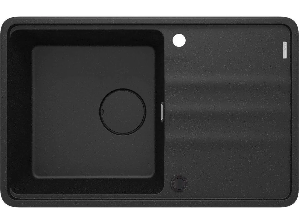 Výprodej DEANTE - Momi metallic graphite Granitový dřez, 1-bowl with drainer ZKM_G113