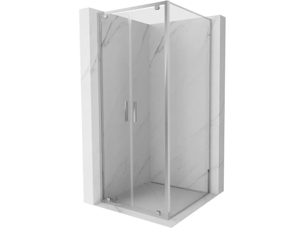 Akce MEXEN/S - Exo sprchový kout dveře křídlové 100 x 100, transparent, chrom 8182-100-100-01-00