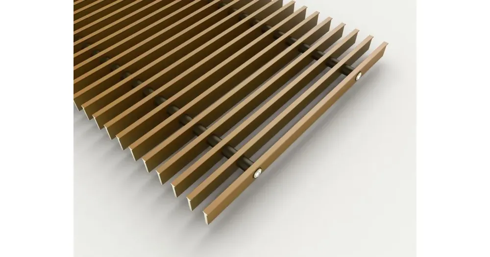 Akce BOKI PMO mřížka 230mm /1000mm Dural - elox světlý bronz