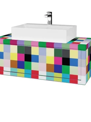 Akční Cena Koupelnová skříňka STORM SZZ 100 (umyvadlo Kube) - IND Individual / IND Individual