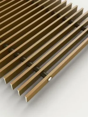 Zlevněný BOKI PMO mřížka 420mm /3500mm Dural - elox světlý bronz