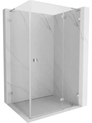 Akce MEXEN/S - Lunar L sprchový kout dveře křídlové pravá 85 x 80, transparent, chrom 834L-085-080-01-00-P