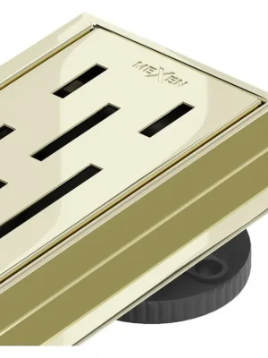 MEXEN/S - Flat M01 odtokový žlab 90 cm zlatý 1520090-15 Autentický