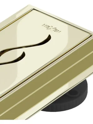 Nejlepší Cena MEXEN/S - Flat M18 odtokový žlab 90 cm zlatý 1523090-15