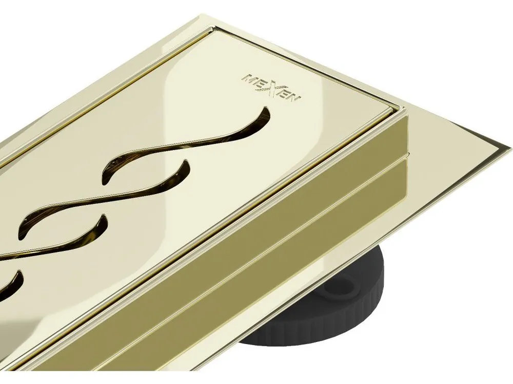 Nejlepší Cena MEXEN/S - Flat M18 odtokový žlab 90 cm zlatý 1523090-15