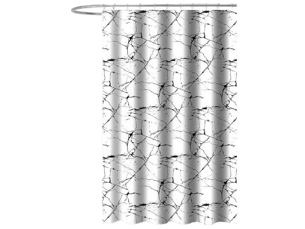 Originální Sprchový závěs 180x180cm, polyester, mramor - koupelny-sanita.cz