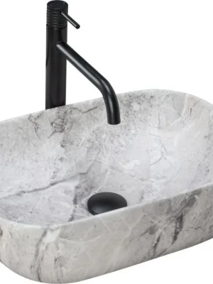 REA - Umyvadlo na desku Livia kámen REA-U3800 Tovární Cena