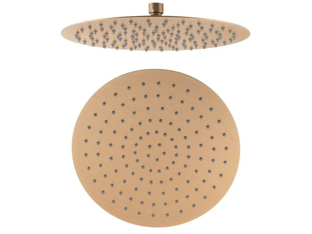 SLIM hlavová sprcha, průměr 300mm, měď mat - koupelny-sanita.cz Zlevněný