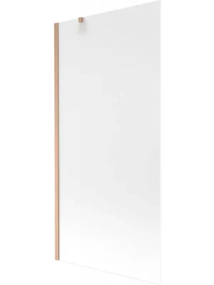 Značkový MEXEN/S - Next vanová zástěna FIX 90 x 150, dekor, měď kartáčovaná 895-090-000-00-30-65