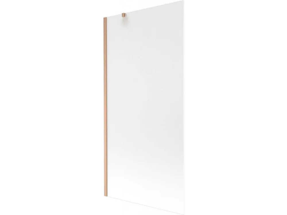 Značkový MEXEN/S - Next vanová zástěna FIX 90 x 150, dekor, měď kartáčovaná 895-090-000-00-30-65