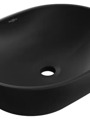 MEXEN - Viki umyvadlo na desku 48 x 35, černá mat 21054885 Sleva