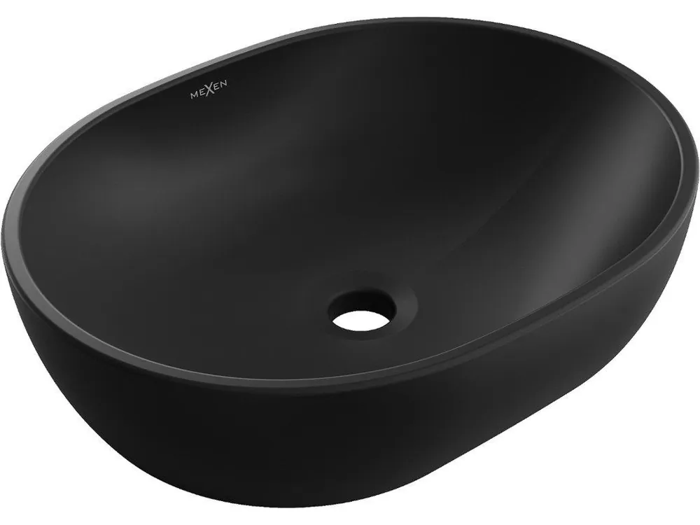 MEXEN - Viki umyvadlo na desku 48 x 35, černá mat 21054885 Sleva