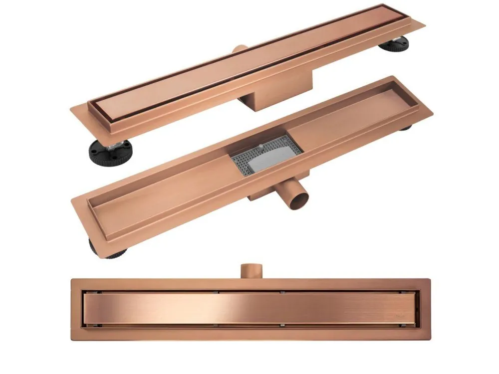 Dokud Zásoby Vydrží REA - Odtokový žlab Neox brush l. copper 50 REA-G4896