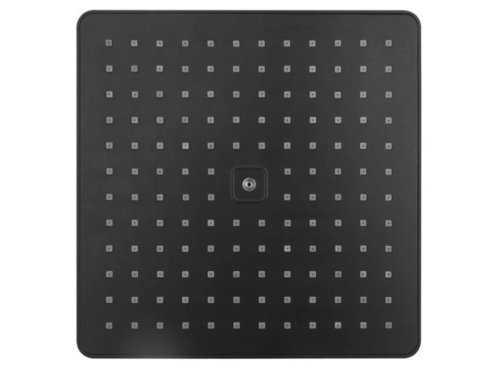 Sleva Hlavová sprcha, 300x300 mm, ABS/černá mat - koupelny-sanita.cz