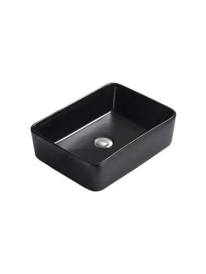 Značkový MEXEN - Umyvadlo na desku 48 x 37 cm černá mat 21314885