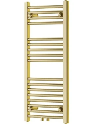 Sleva MEXEN - Ares otopný žebřík/radiátor 900 x 400 mm, 246 W, zlatá W102-0900-400-00-50