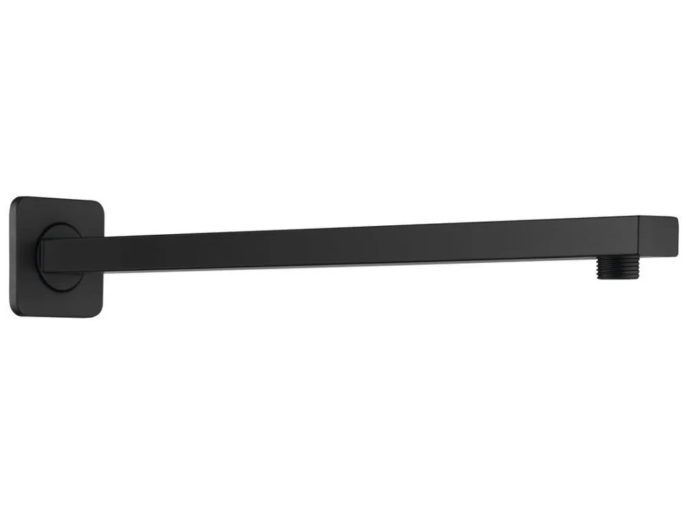 Cenový Hit Sprchové ramínko hranaté nízké, 400mm, černá mat - koupelny-sanita.cz