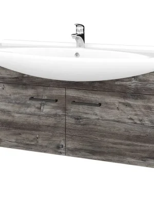 Akce Koupelnová skříňka TAKE IT SZD2 120 - D10 Borovice Jackson / Úchytka T06 / D10 Borovice Jackson