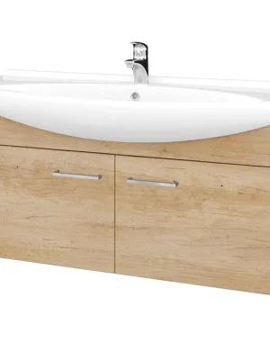 Akce Koupelnová skříňka TAKE IT SZD2 120 - D15 Nebraska / Úchytka T04 / D15 Nebraska