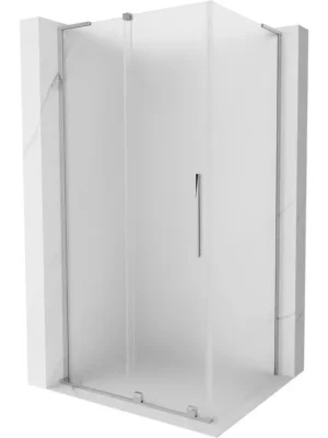 Zlevněný MEXEN/S - Velar L sprchový kout, posuvné dveře 100 x 75, dekor, chrom 871-100-075-33-01