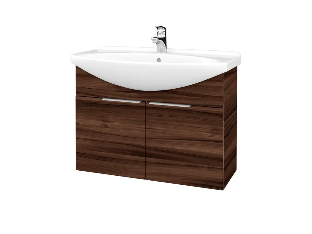 Značkový Koupelnová skříňka TAKE IT SZD2 85 - D06 Ořech / Úchytka T05 / D06 Ořech