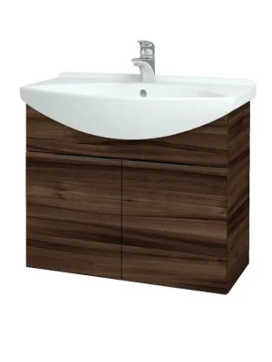 Akce Koupelnová skříňka TAKE IT SZD2 75 - D06 Ořech / Úchytka T07 / D06 Ořech