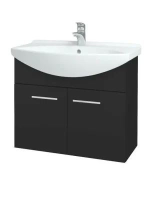 Zlevněný Koupelnová skříňka TAKE IT SZD2 75 - N03 Graphite / Úchytka T04 / N03 Graphite