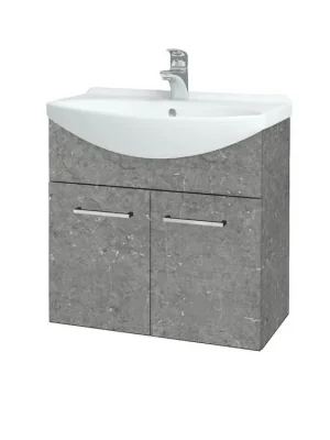 Značkový Koupelnová skříňka TAKE IT SZD2 65 - D20 Galaxy / Úchytka T04 / D20 Galaxy