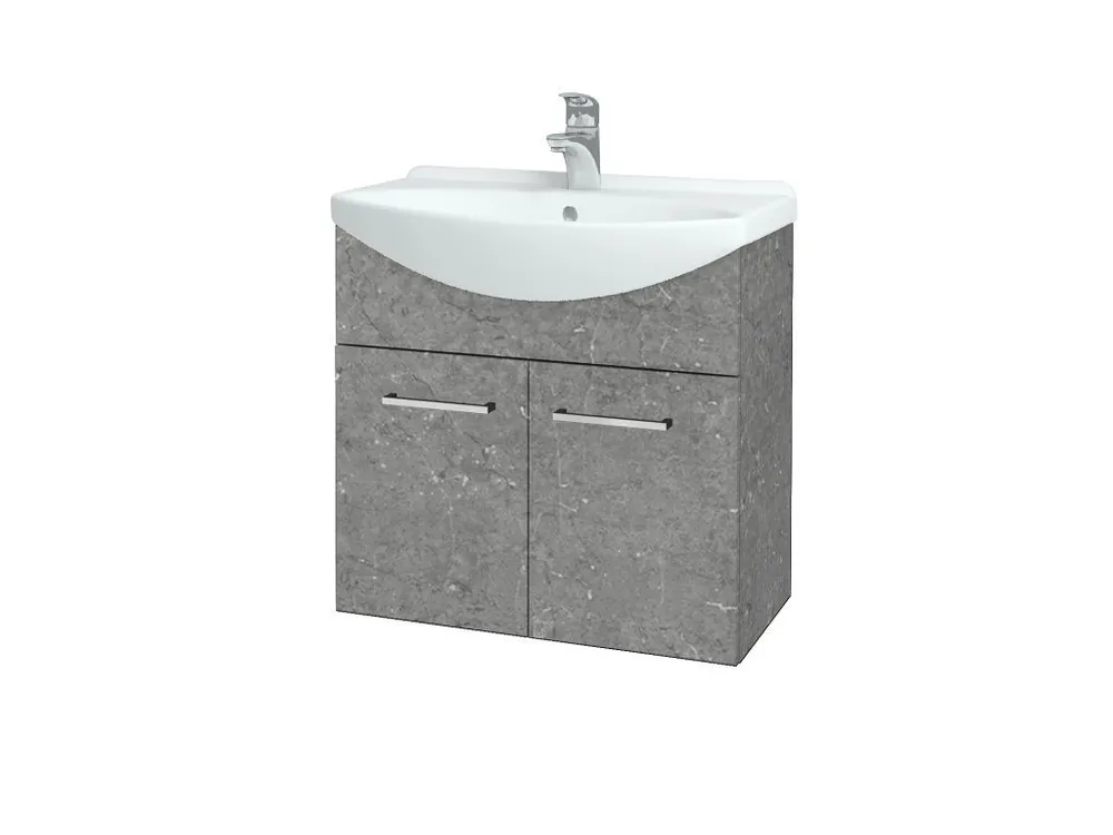 Značkový Koupelnová skříňka TAKE IT SZD2 65 - D20 Galaxy / Úchytka T04 / D20 Galaxy