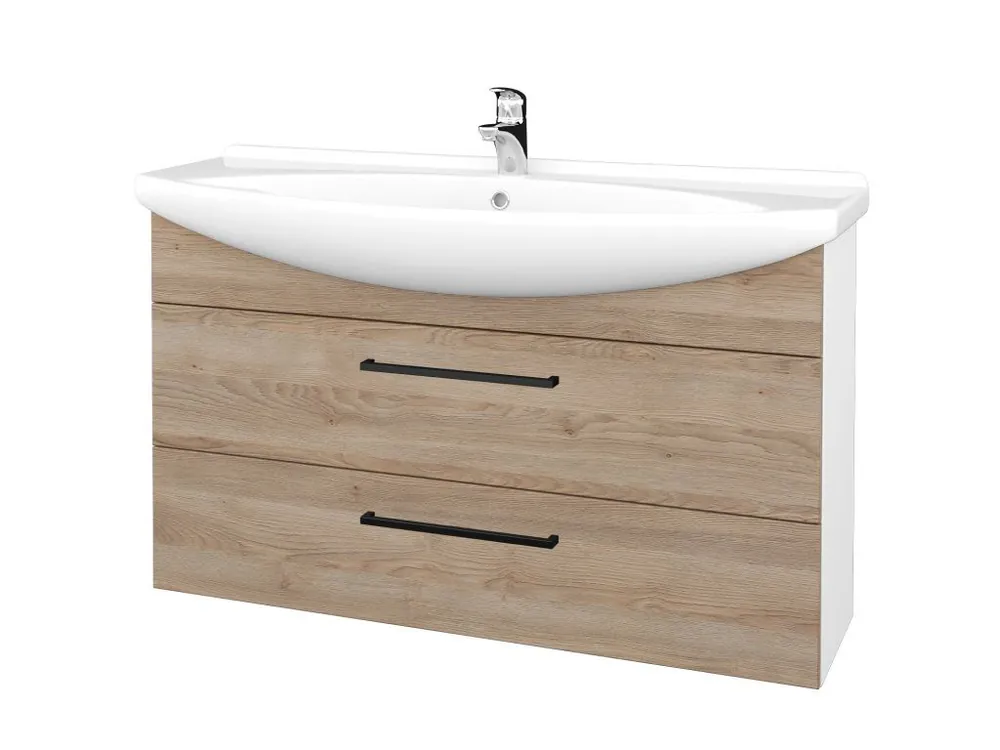 Akční Cena Koupelnová skříňka TAKE IT SZZ2 120 - N01 Bílá lesk / Úchytka T06 / D17 Colorado