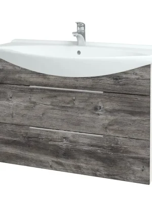 Akce Koupelnová skříňka TAKE IT SZZ2 105 - N01 Bílá lesk / Úchytka T05 / D10 Borovice Jackson