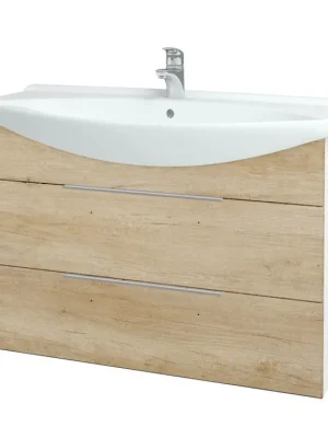 Akce Koupelnová skříňka TAKE IT SZZ2 105 - N01 Bílá lesk / Úchytka T05 / D15 Nebraska