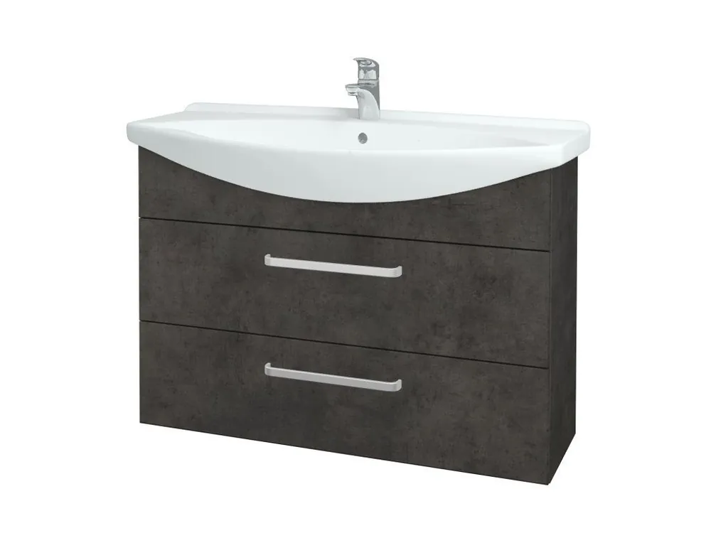 Značkový Koupelnová skříňka TAKE IT SZZ2 105 - D16 Beton tmavý / Úchytka T01 / D16 Beton tmavý