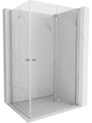 Akce MEXEN/S - Mist-F Duo sprchový kout skládací dveře pravá 80 x 95, transparent, chrom 8A6-080L-095P-01-00