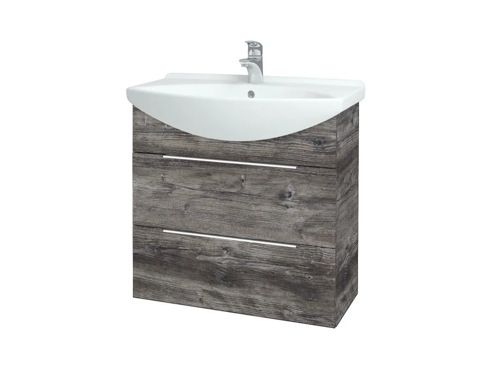 Akční Cena Koupelnová skříňka TAKE IT SZZ2 75 - D10 Borovice Jackson / Úchytka T05 / D10 Borovice Jackson