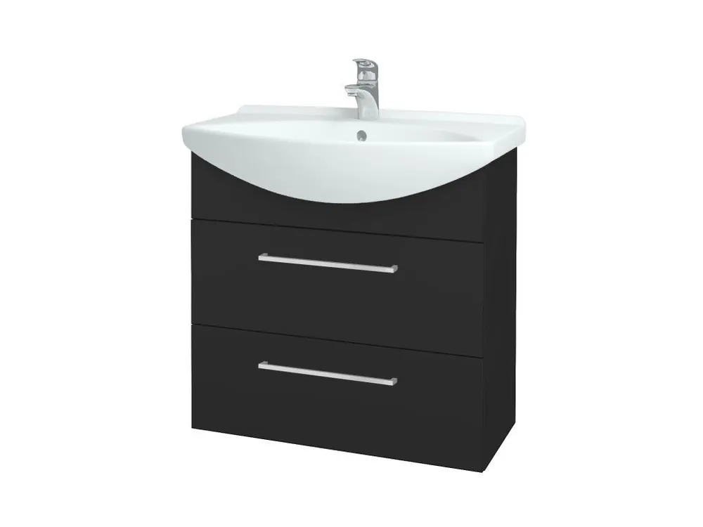 Akční Cena Koupelnová skříňka TAKE IT SZZ2 75 - N03 Graphite / Úchytka T04 / N03 Graphite