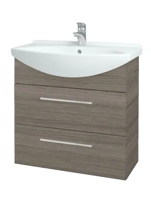 Zlevněný Koupelnová skříňka TAKE IT SZZ2 75 - D03 Cafe / Úchytka T04 / D03 Cafe