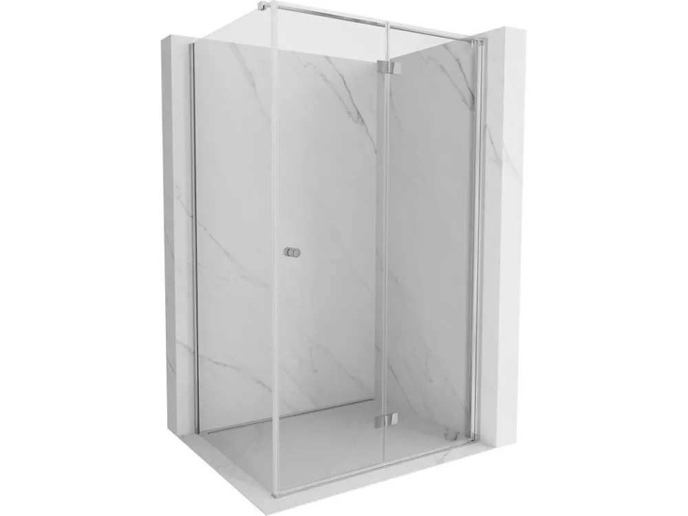 Akce MEXEN/S - Mist-F sprchový kout skládací dveře pravá 80 x 75, transparent, chrom 8A6T-080-075-01-00-P